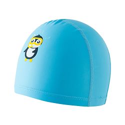 Babyhug Swimming Cap With Penguin Print - Blue