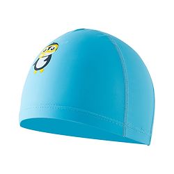 Babyhug Swimming Cap With Penguin Print - Blue