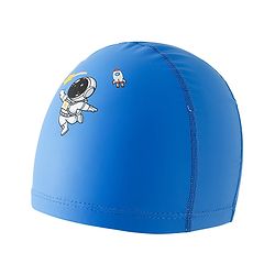 Babyhug Swimming Cap With Astronaut Print - Blue