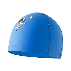 Babyhug Swimming Cap With Astronaut Print - Blue