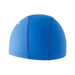 Babyhug Swimming Cap With Car & Animal Print - Blue