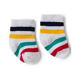 Cute Walk by Babyhug Knit Ankle Length Antibacterial Socks With Dino & Vehicle Print Pack Of 3 - Yellow & White