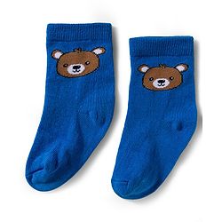 Cute Walk by Babyhug Knit Ankle Length Anti Bacterial Socks With Animal Design Pack Of 3 - White Blue & Dark Pink