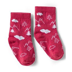 Cute Walk by Babyhug Knit Ankle Length Anti Bacterial Socks With Animal Design Pack Of 3 - White Blue & Dark Pink