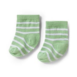 Cute Walk by Babyhug Knit Ankle Length Antibacterial Socks With Dino Design Pack Of 3 - Light Green White & Yellow