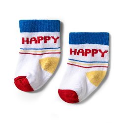 Cute Walk by Babyhug Knit Ankle Length Antibacterial Socks with Design & Stripes Pack of 3 - Multicolor