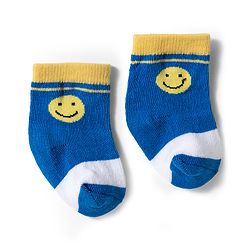 Cute Walk by Babyhug Knit Ankle Length Antibacterial Socks with Design & Stripes Pack of 3 - Multicolor