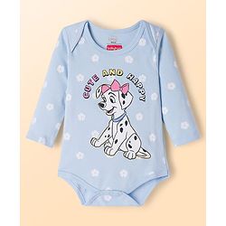 Babyhug Disney Interlock Knit Full Sleeves Onesie with Disney Character Graphic Pack of 3 - Light Blue  White & Light Green