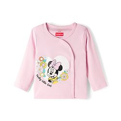Babyhug Disney Interlock Knit Full Sleeves Jhablas with Minnie Mouse Family Graphics Pack of 3 - Multicolour