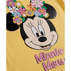 Babyhug Disney Interlock Knit Full Sleeves Onesies with Minnie Mouse Graphic Pack of 3 - Yellow Light Blue & White