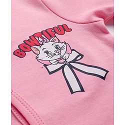 Babyhug Disney Interlock Knit Full Sleeves Front Open Jhabla with Marie Graphic Pack of 3 - Red Pink & White