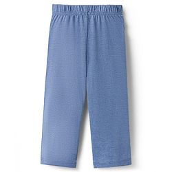 Babyhug Single Jersey Knit Full Sleeves T-Shirt & Lounge Pant Set with Bear Graphic - Blue
