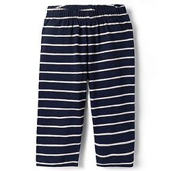 Babyhug Single Jersey Knit Full Sleeves Co-ords T-Shirt & Lounge Pant Set with Stripes - Navy Blue