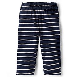 Babyhug Single Jersey Knit Full Sleeves Co-ords T-Shirt & Lounge Pant Set with Stripes - Navy Blue