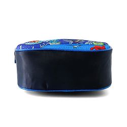 Babyhug Dinosaur Kids Insulated Lunch Box Bag with Adjustable Shoulder Strap & Handle - Blue| Thermal Lunch Carry Bag with Zip Closure for Boys & Girls
