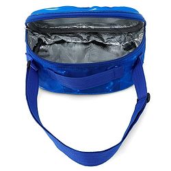 Babyhug Dinosaur Kids Insulated Lunch Box Bag with Adjustable Shoulder Strap & Handle - Blue| Thermal Lunch Carry Bag with Zip Closure for Boys & Girls