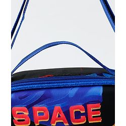 Babyhug Dinosaur Kids Insulated Lunch Box Bag with Adjustable Shoulder Strap & Handle - Blue| Thermal Lunch Carry Bag with Zip Closure for Boys & Girls