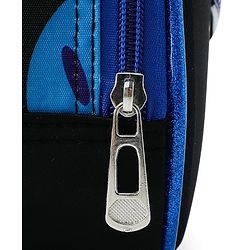 Babyhug Dinosaur Kids Insulated Lunch Box Bag with Adjustable Shoulder Strap & Handle - Blue| Thermal Lunch Carry Bag with Zip Closure for Boys & Girls