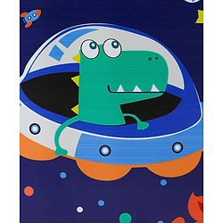 Babyhug Dino Water Resistant Lunch Bag -  Beige| Compact & Lightweight Lunch Carry Bag for Kids & Parents