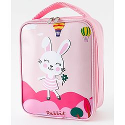 Babyhug Dino Water Resistant Lunch Bag -  Beige| Compact & Lightweight Lunch Carry Bag for Kids & Parents
