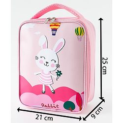 Babyhug Dino Water Resistant Lunch Bag -  Beige| Compact & Lightweight Lunch Carry Bag for Kids & Parents