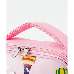 Babyhug Dino Water Resistant Lunch Bag -  Beige| Compact & Lightweight Lunch Carry Bag for Kids & Parents