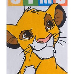 Babyhug Disney Single Jersey Knit Full Sleeves T-Shirt & Lounge Pant Set with Lion King Graphic - Navy Blue & White