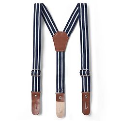 Babyhug 100% Cotton Knit Full Sleeves Checkered Shirt & Jeans Set with Bow & Suspender - Multicolor