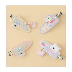 Babyhug Hair Alligator Clips Pack of 4 Free Size - Multicolor