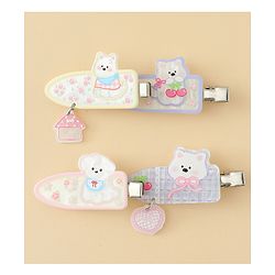 Babyhug Hair Alligator Clips Pack of 4 Free Size - Multicolor