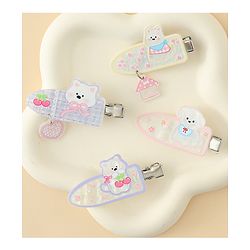 Babyhug Hair Alligator Clips Pack of 4 Free Size - Multicolor