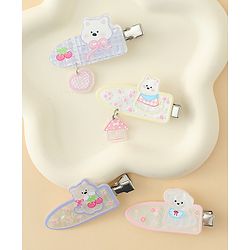 Babyhug Hair Alligator Clips Pack of 4 Free Size - Multicolor