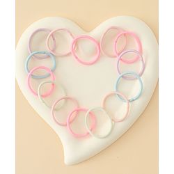 Babyhug Free Size Hair Rubber Bands Pack of 100 - Multicolor
