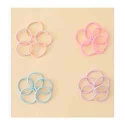 Babyhug Free Size Hair Rubber Bands Pack of 100 - Multicolor