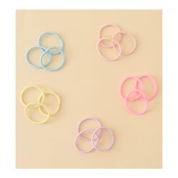 Babyhug Free Size Hair Rubber Bands Pack of 100 - Multicolor
