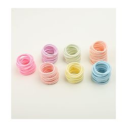 Babyhug Free Size Hair Rubber Bands Pack of 100 - Multicolor
