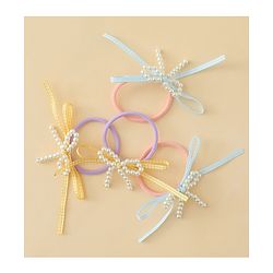 Babyhug Bow Applique Hairbands Pack of 4 - Pink & Purple