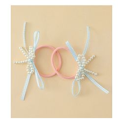 Babyhug Bow Applique Hairbands Pack of 4 - Pink & Purple