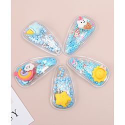 Babyhug Free Size  Snap Clips with  Applique Pack of 5 - Multicolor