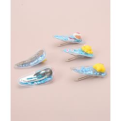 Babyhug Free Size  Snap Clips with  Applique Pack of 5 - Multicolor