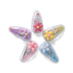Babyhug Free Size  Snap Clips with Applique Pack of 5 - Multicolor