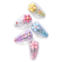 Babyhug Free Size  Snap Clips with Applique Pack of 5 - Multicolor