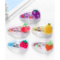 Babyhug  Free Size  Snap Clips with Applique Pack of 5  -  Multicolor