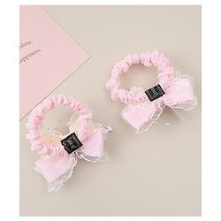 Babyhug Bow Rubber Bands Pack of 2 - Pink