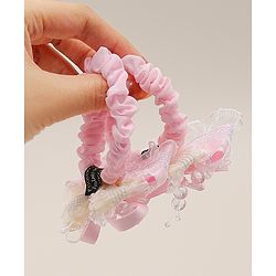 Babyhug Bow Rubber Bands Pack of 2 - Pink