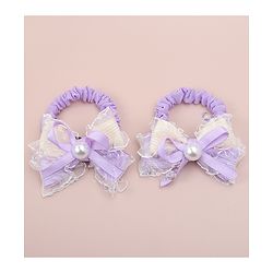 Babyhug Bow Rubber Bands Pack of 2 - Pink