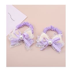 Babyhug Bow Rubber Bands Pack of 2 - Pink
