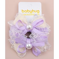Babyhug Bow Rubber Bands Pack of 2 - Pink