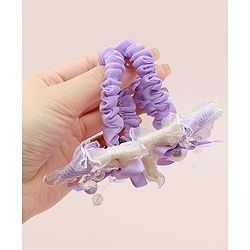 Babyhug Bow Rubber Bands Pack of 2 - Pink