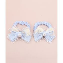 Babyhug Bow Rubber Bands Pack of 2 - Pink